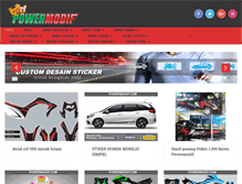 Tablet Screenshot of powermodif.com